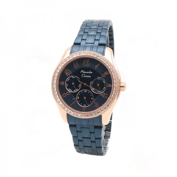 Alexandre Christie AC 2497 Rosegold Blue BFBURBU